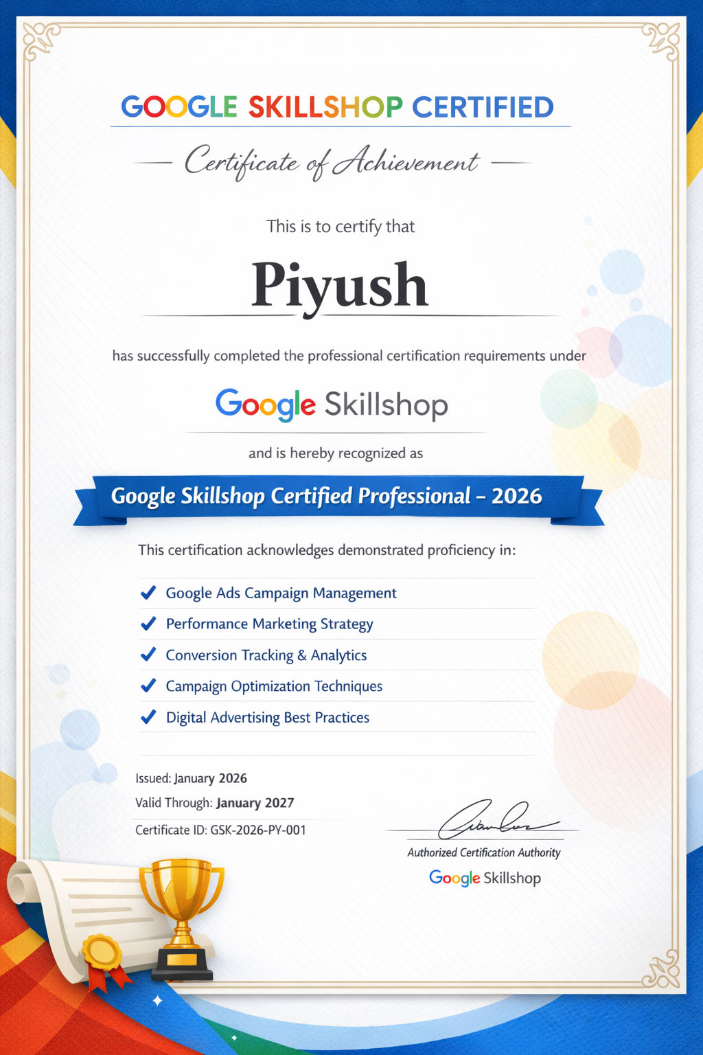 Google Certificate